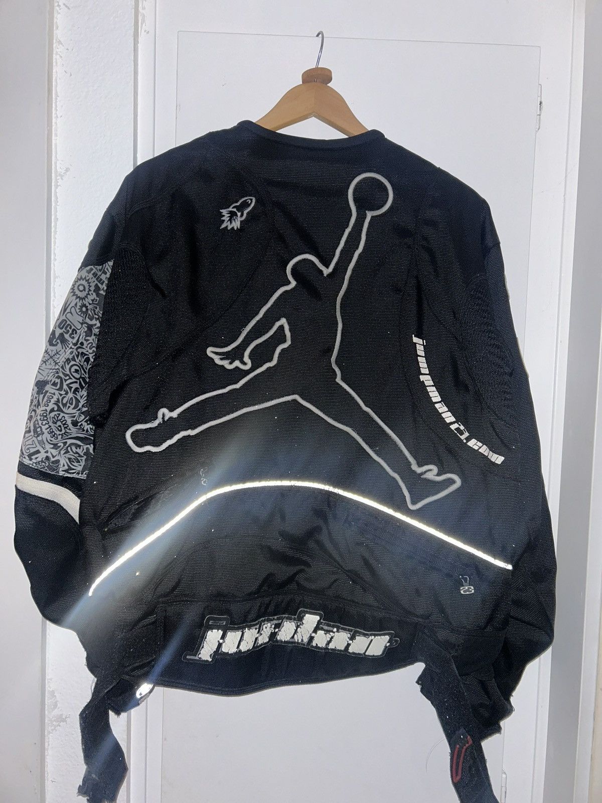 Joe Rocket × Jordan Brand extremely rare Jordan x Joe rocket biker jacket Size US M / EU 48-50 / 2 - 2 Thumbnail