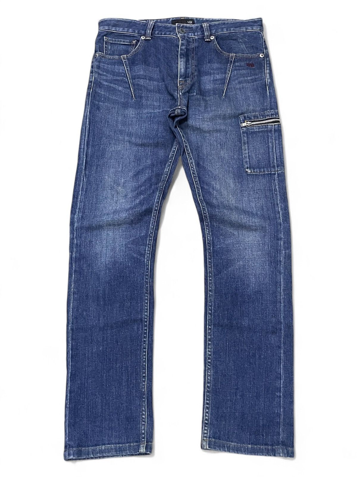 Jun Takahashi × Undercover × Uniqlo Undercover X Uniqlo UU Skinny Cargo Denim Pants Size US 30 / EU 46 - 1 Thumbnail