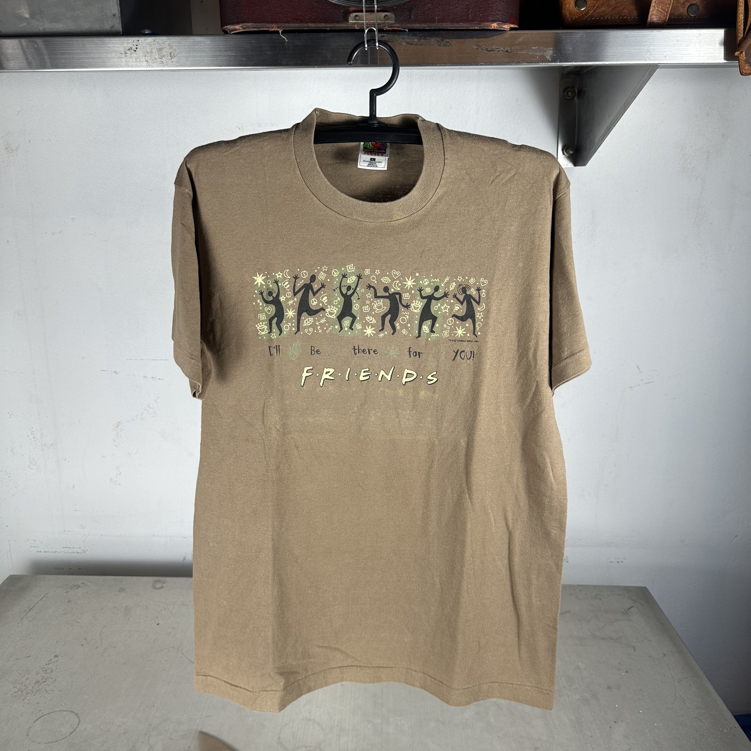 Vintage ​1995 Friends Sitcom TV Series I'll Be There For You T-shirt Size US L / EU 52-54 / 3 - 1 Thumbnail