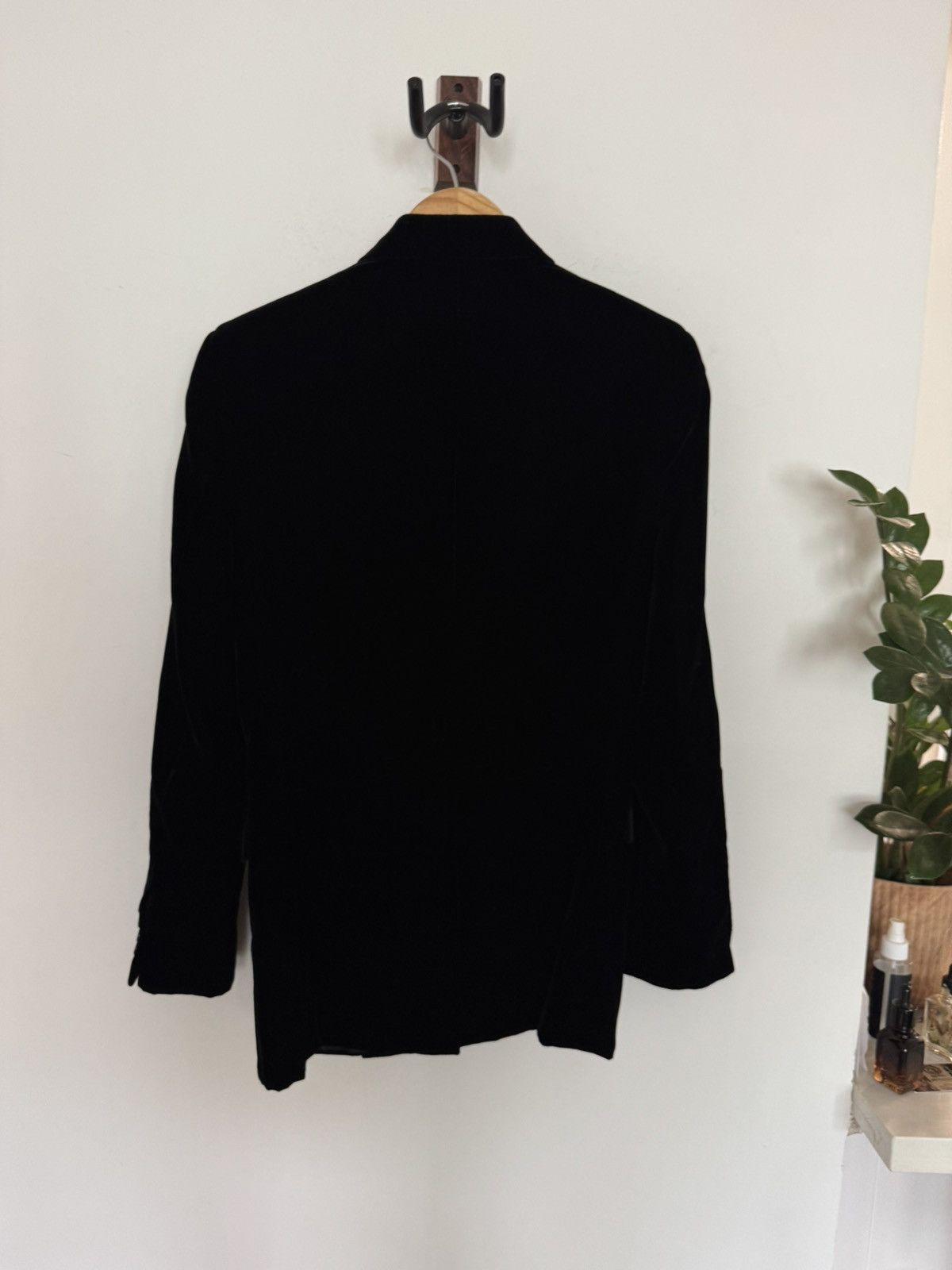 Saint Laurent Paris Velour Evening Jacket Size 46R - 7 Thumbnail