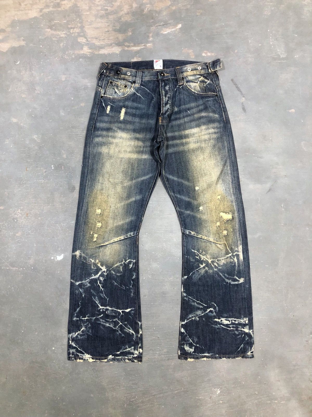 image of If Six Was Nine x Le Grande Bleu L G B Prps Baggy Washed Denim in Blue, Men's (Size 32)