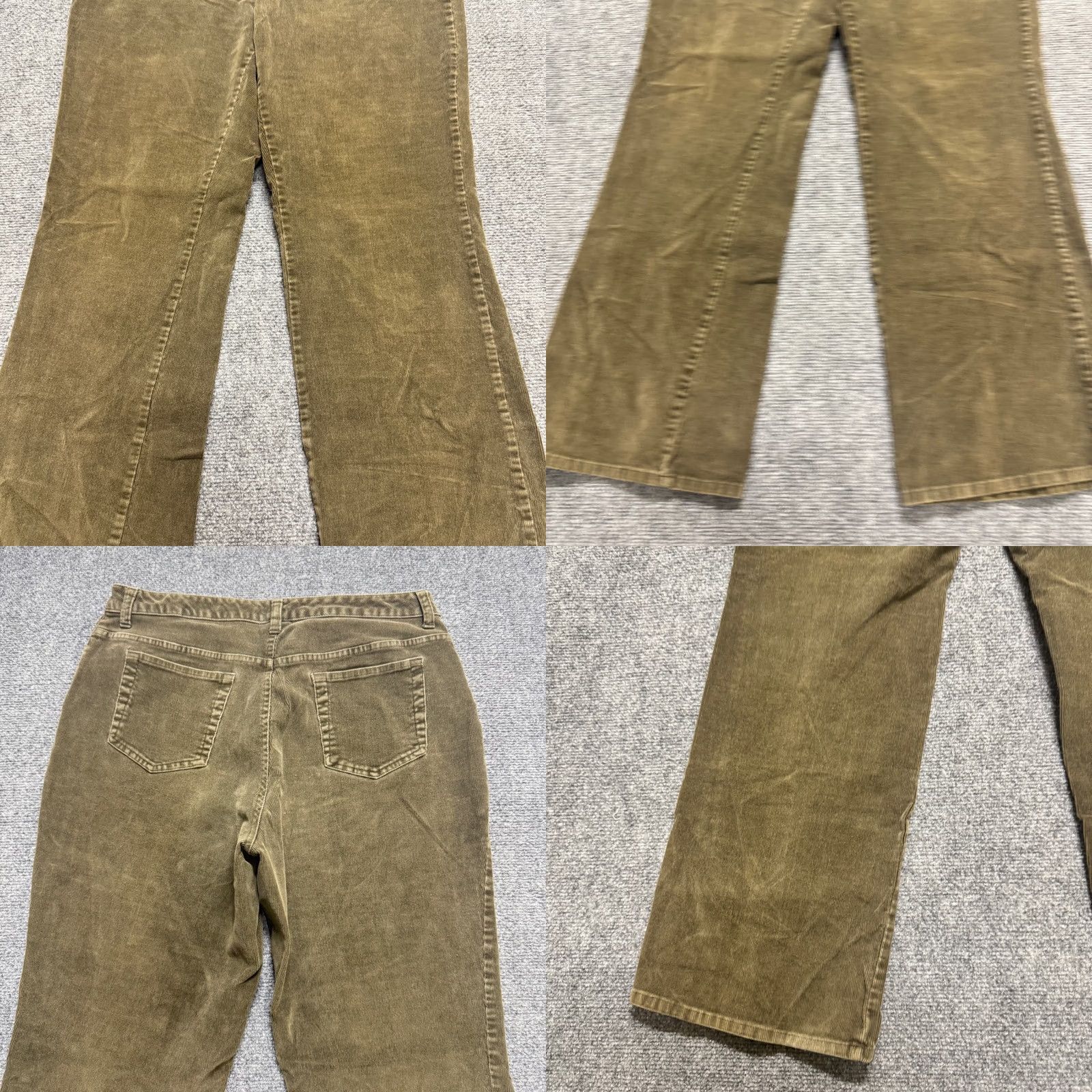 Vintage St John's Bay Pants Women 14W Stretch Boot Corduroy Brown Dress Pants Womens Size 36" / US 14 / IT 50 - 8 Thumbnail