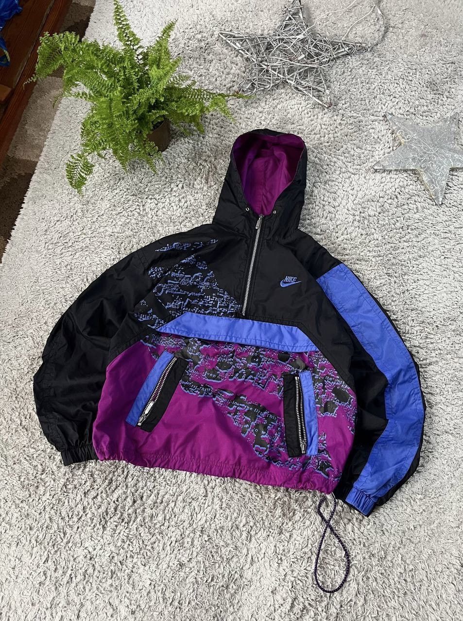 Nike × Vintage Vintage Nike 90s Rare Light Jacket Y2K Logo Swoosh Outdoor Size US S / EU 44-46 / 1 - 4 Thumbnail