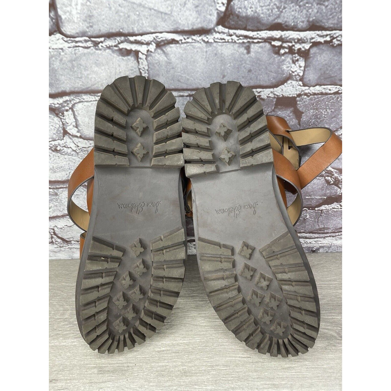 Sam Edelman Sam Edelman Eleanora Brown Leather Lug Sole Strap Sandals Wo Size US 11 / IT 41 - 19 Thumbnail