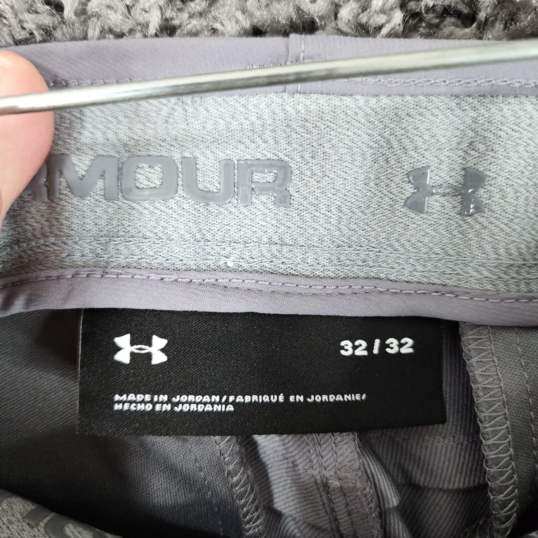 Under Armour Under Armour Mens Pants Shirt Gripper Straight Leg Chino Gray 32x32, Regular, Men, 32 Inseam Size US XS / EU 42 / 0 - 3 Thumbnail