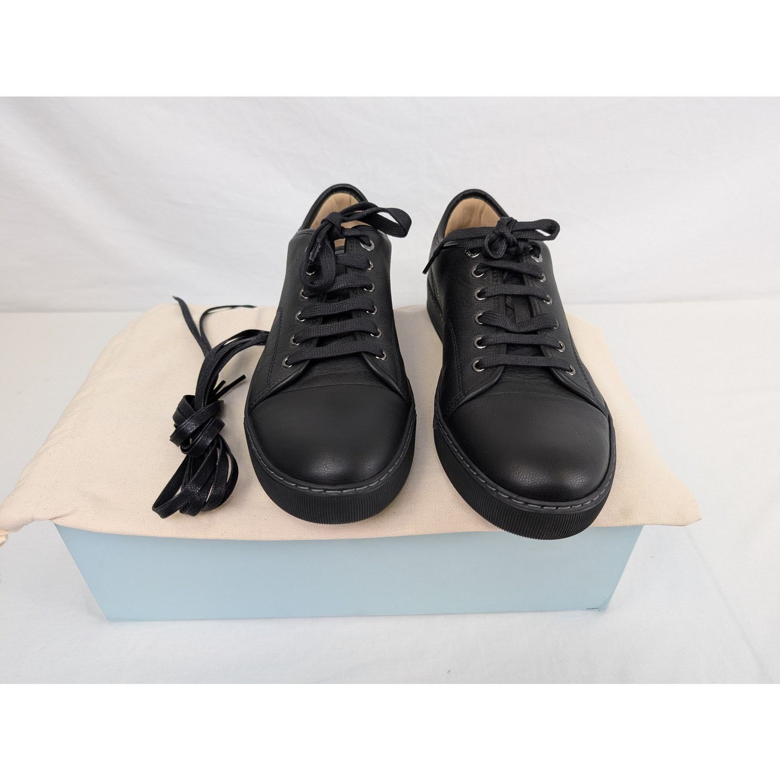 Lanvin o1rshd1 Men's Shoes Boots in Black Size US 12 / EU 45 - 17 Thumbnail