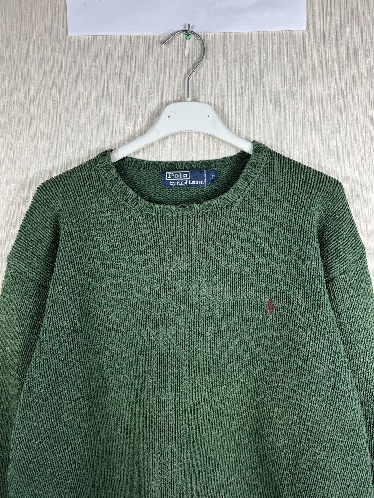 Polo Ralph Lauren × Vintage Vintage Polo by Ralph Lauren knit crewneck sweater forest Size US M / EU 48-50 / 2 - 6 Thumbnail