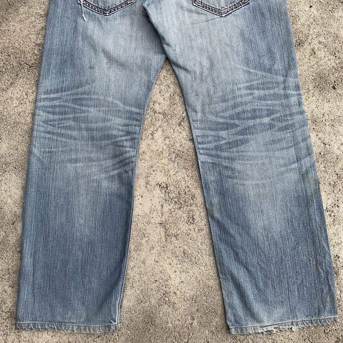 Japanese Brand Vintage Japan Edwin Navajo Distressed Two Tone Denim W35 Size US 35 - 12 Thumbnail