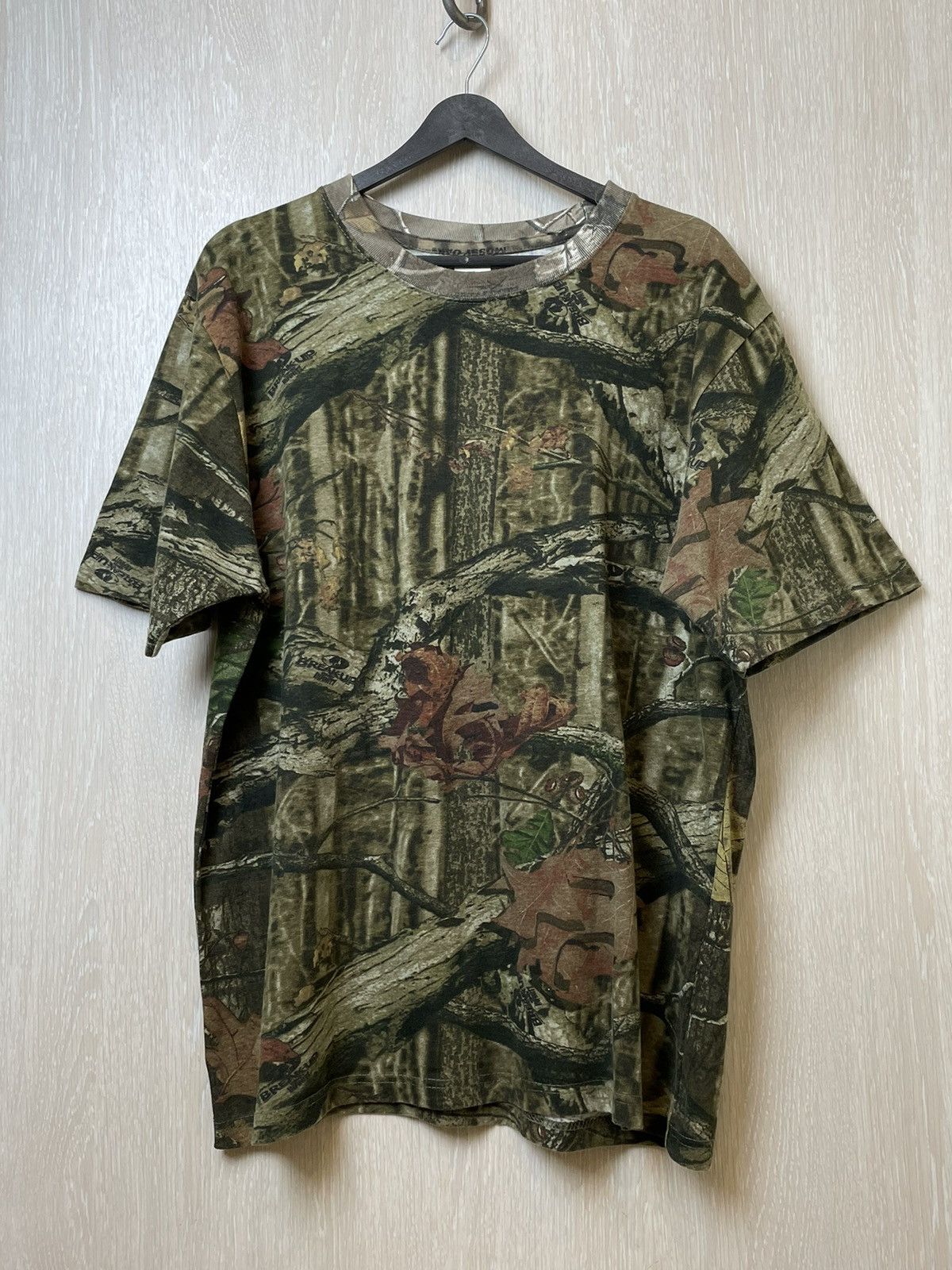 Mossy Oaks × Realtree × Vintage Vintage Real Tree Camouflage Mossy Oak T Shirt Size US XL / EU 56 / 4 - 1 Thumbnail