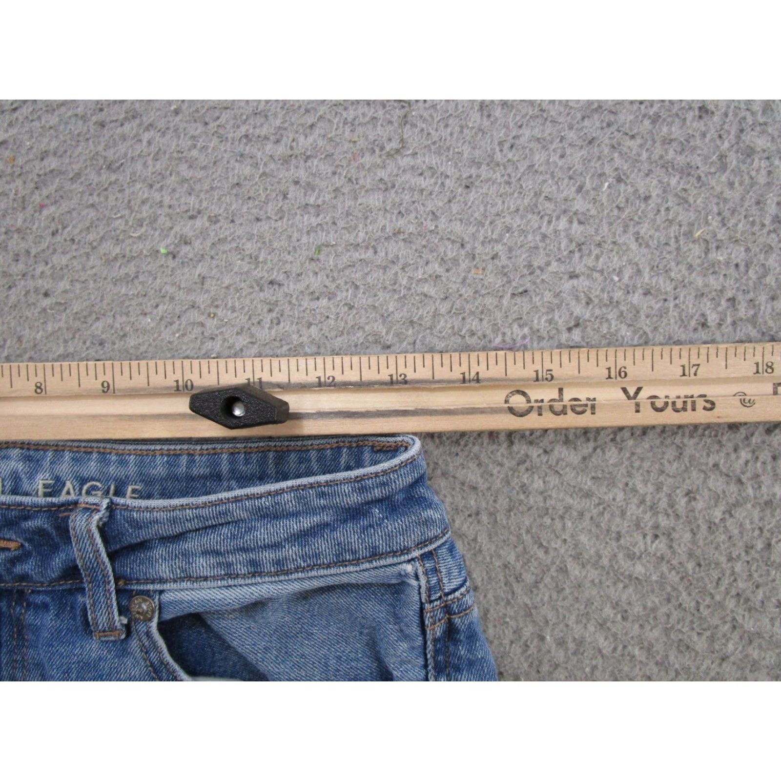 American Eagle Outfitters American Eagle Outfitters Jeans Distressed Mom Denim 5-Pocket Stretch Comfort High Rise Womens Size 4 Blue Vintage No N/A Size 27" / US 4 / IT 40 - 7 Thumbnail