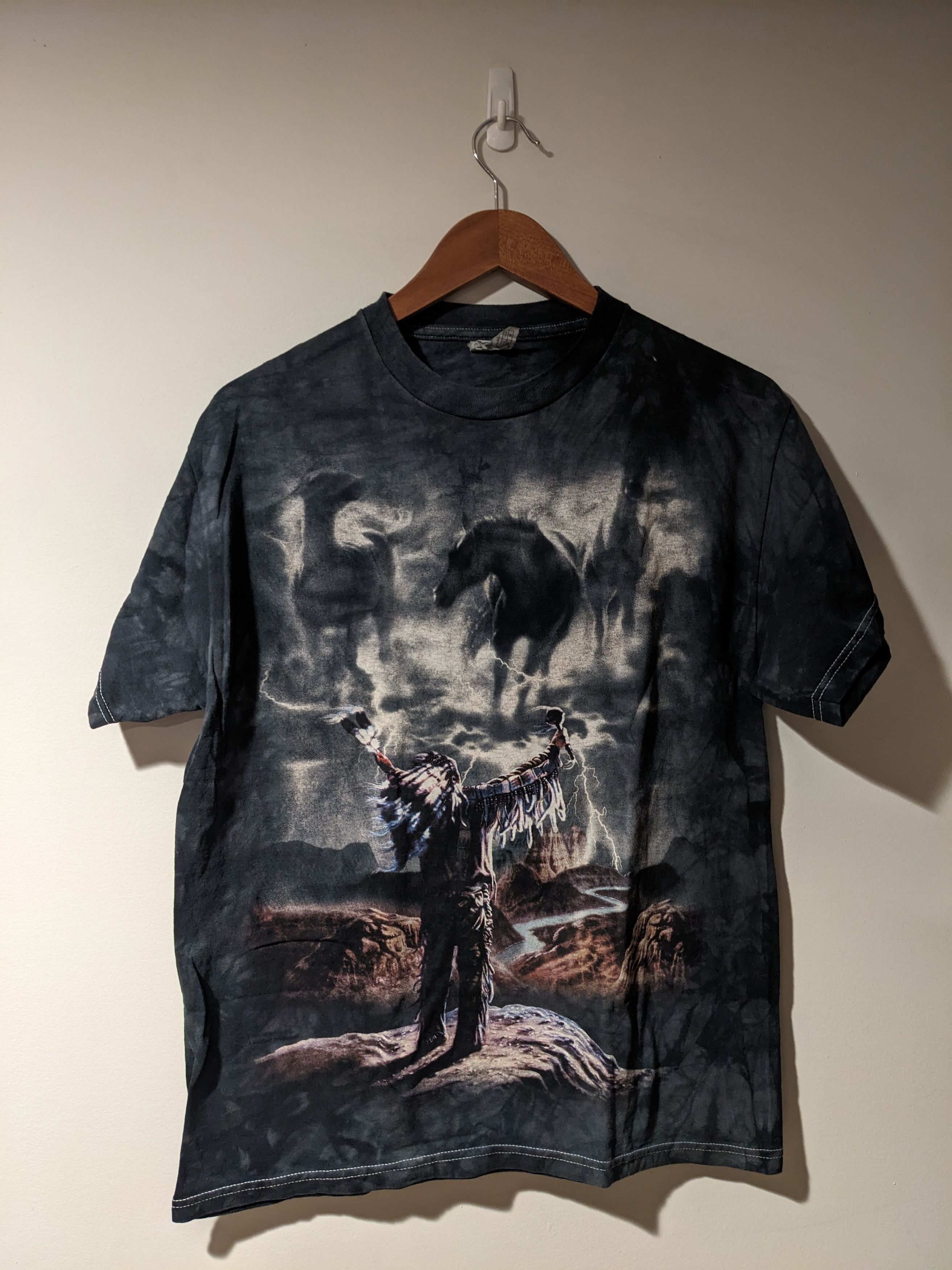 The Mountain × Vintage Vintage 2003 The Mountain American Native Thunder T-Shirt Size US M / EU 48-50 / 2 - 1 Thumbnail