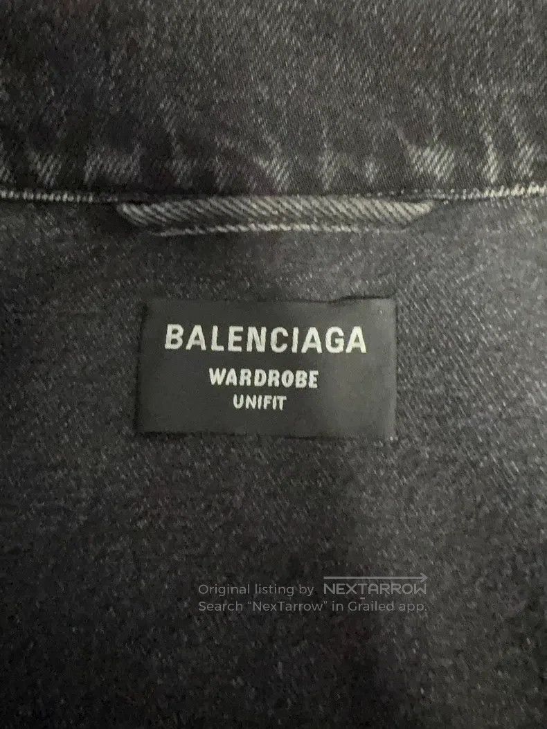 Balenciaga Balenciaga Denim jacket, black Size US S / EU 44-46 / 1 - 3 Thumbnail
