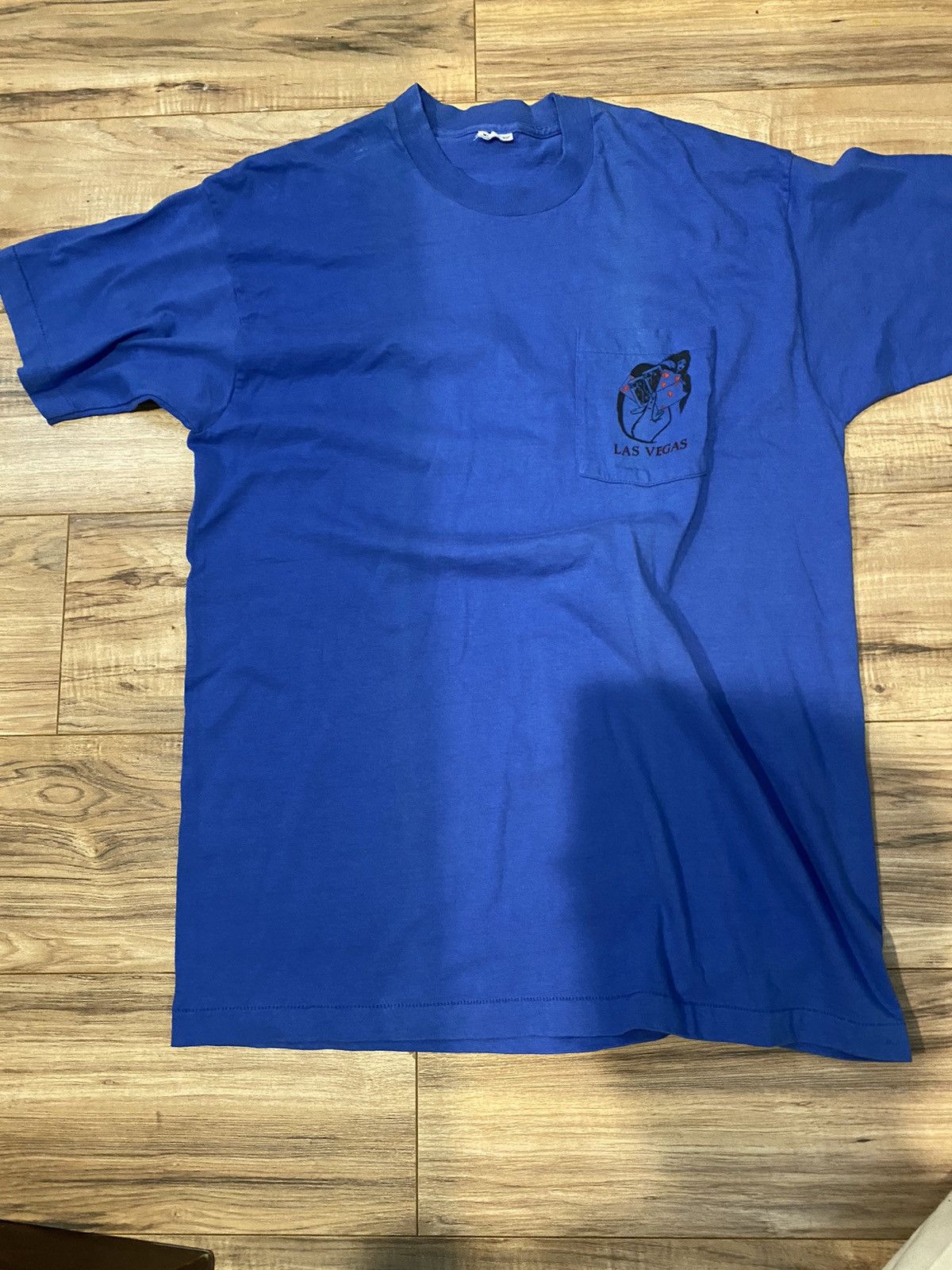 Band Tees × Vintage Vintage 1980’s Las Vegas casino shirt poker black Jack Size US XL / EU 56 / 4 - 2 Thumbnail