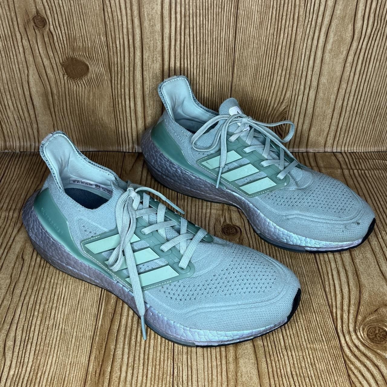 Adidas Adidas Ultraboost Primeblue 21 Sneakers Hazy Green Running Size US 10 / IT 40 - 2 Thumbnail