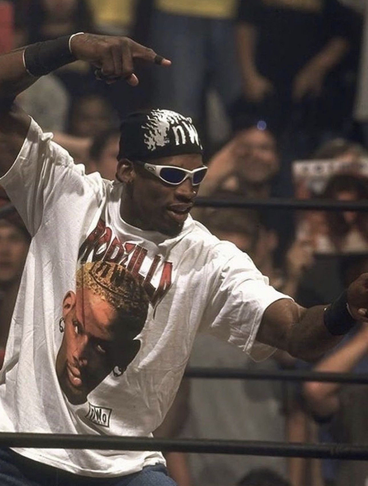 Vintage RODZILLA DENNIS RODMAN 1998 VINTAGE T-SHIRT Size US XL / EU 56 / 4 - 2 Thumbnail