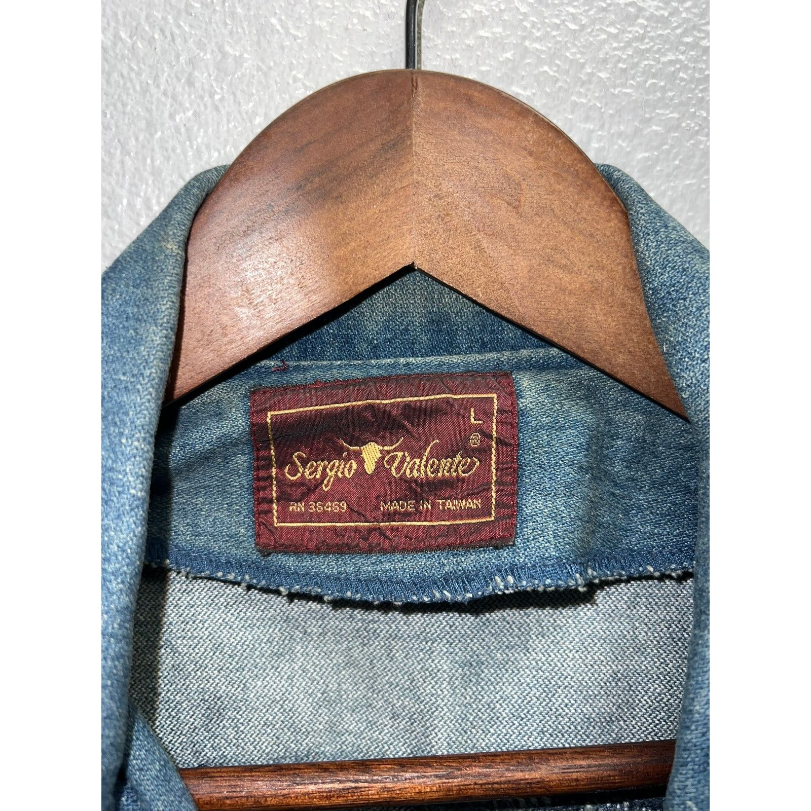 Vintage Womens Vintage Sergio Valente Denim Jacket Button Up 90s l Size L / US 10 / IT 46 - 7 Thumbnail