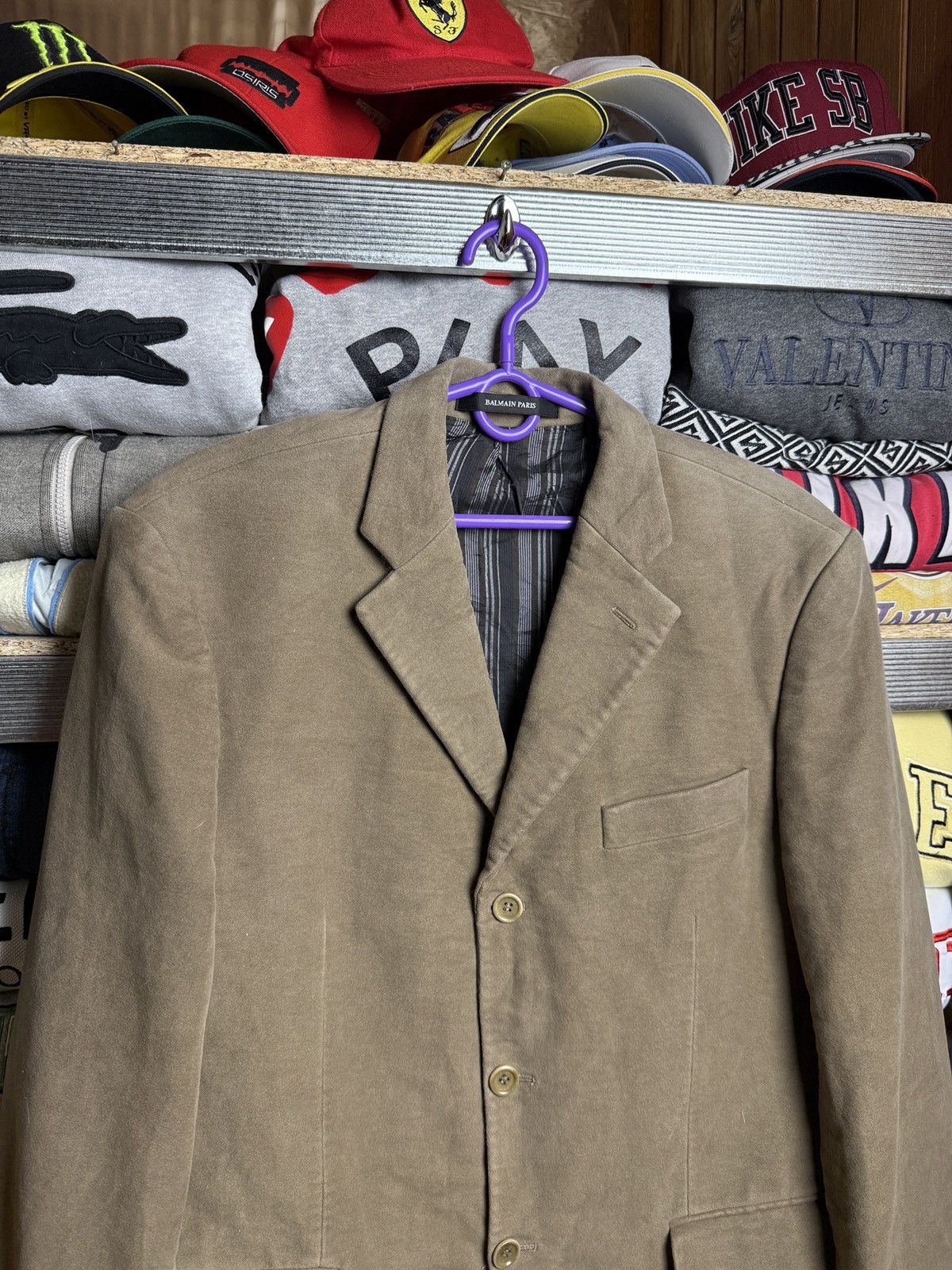 Balmain Vintage Balmain Paris 00s Luxury Suit Two Piece Size 40L - 4 Thumbnail