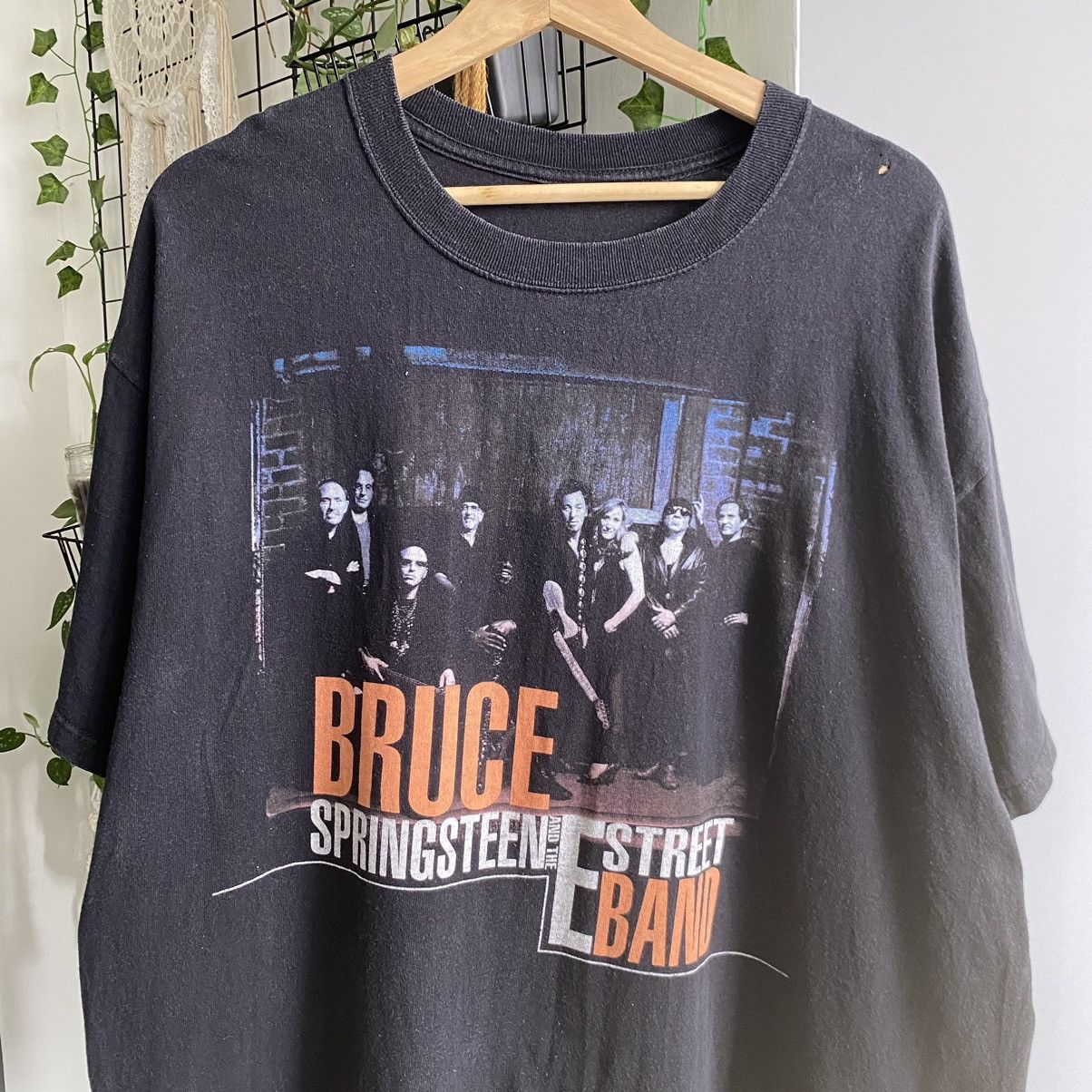 Band Tees Thrashed Faded Vintage Y2K Bruce Springsteen ERD GRUNGE TEE Size US XXL / EU 58 / 5 - 3 Thumbnail