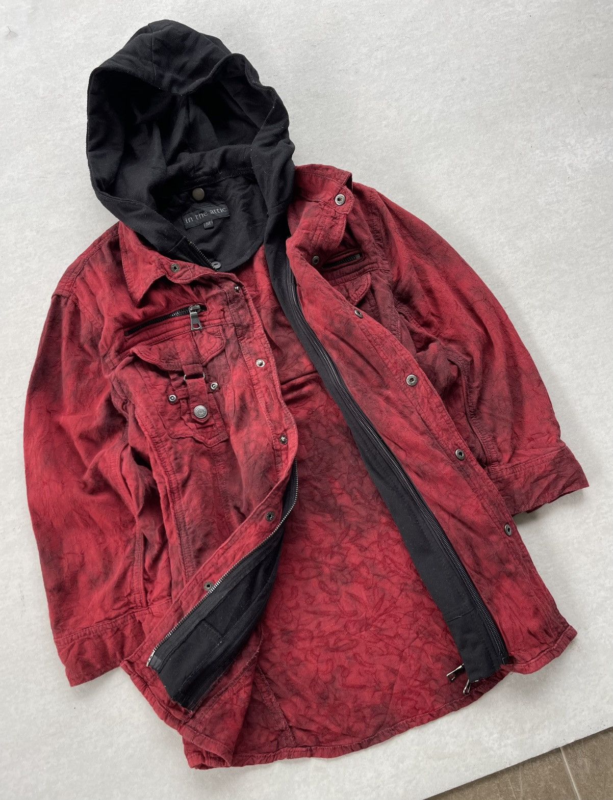 In The Attic 🔥RARE🔥 In The Attic Men's Removable-Hood Shirt/Jacket LGB Size US M / EU 48-50 / 2 - 6 Thumbnail