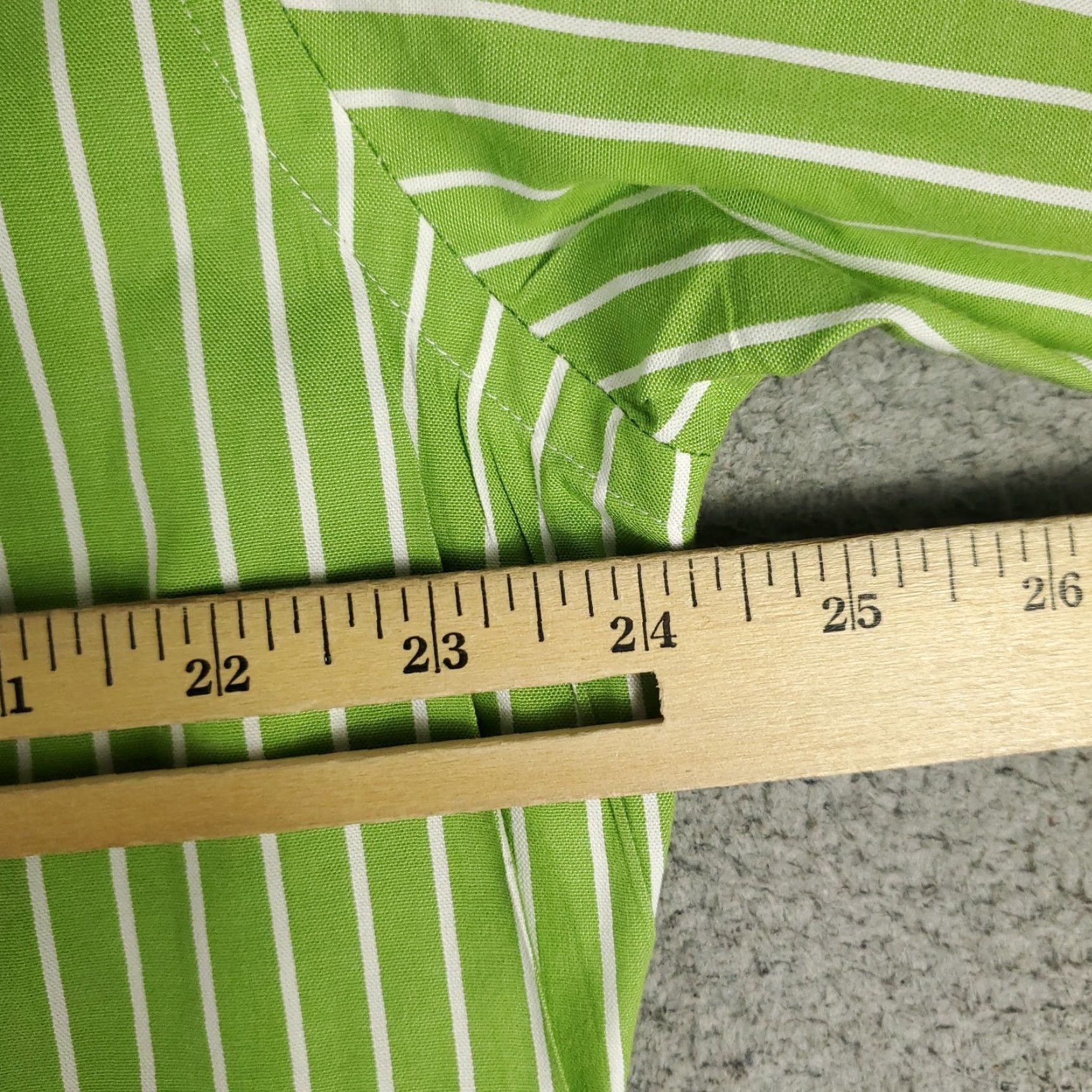 Brooks Brothers Brooks Brothers Shirt Mens XL Green Striped Slim Button Up Long Sleeve Size US XL / EU 56 / 4 - 5 Thumbnail