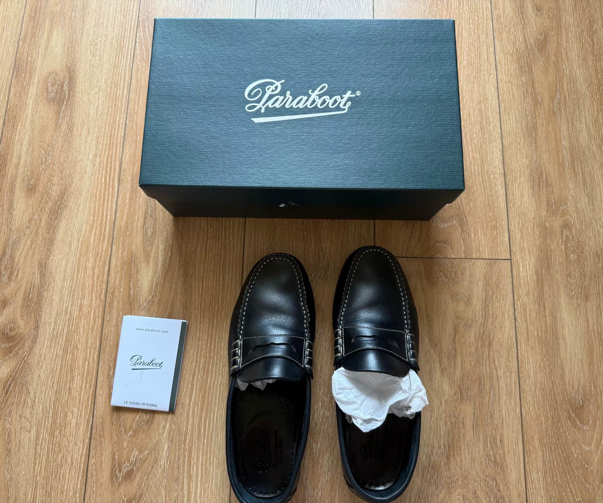 Paraboot Paraboot Coraux Marine Loafers Size US 9 / EU 42 - 1 Thumbnail