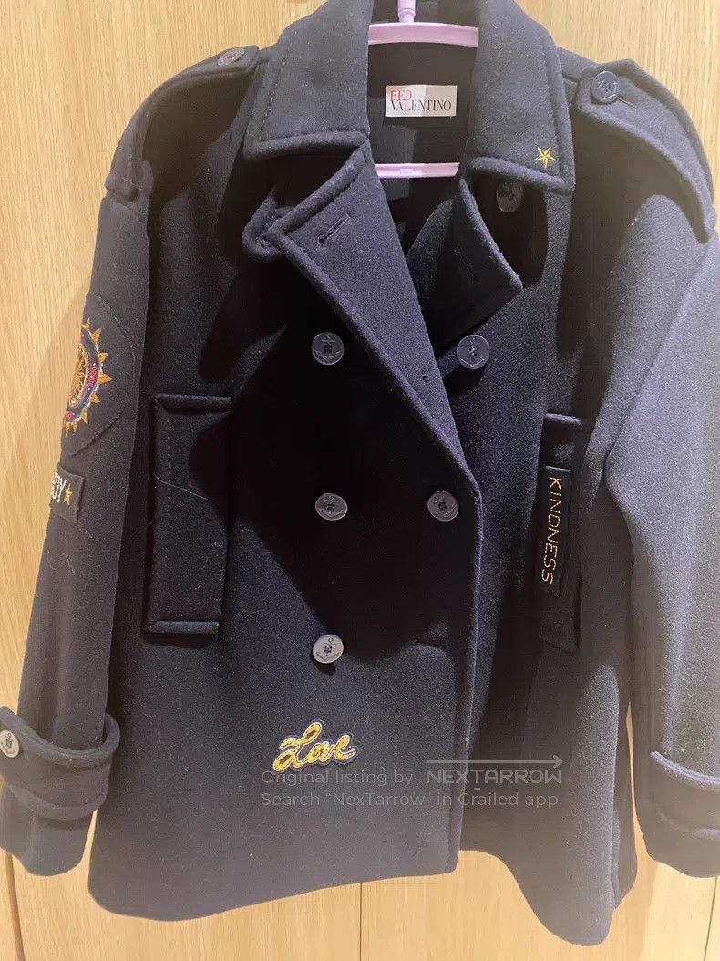 Valentino Valentino Navy woolen coat Size US M / EU 48-50 / 2 - 1 Thumbnail