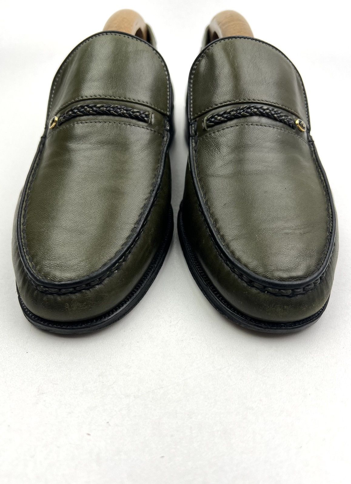 Grenson GRENSON Loafers Leather Shoes Made in England Green Men’s Size US 7 / EU 40 - 5 Thumbnail