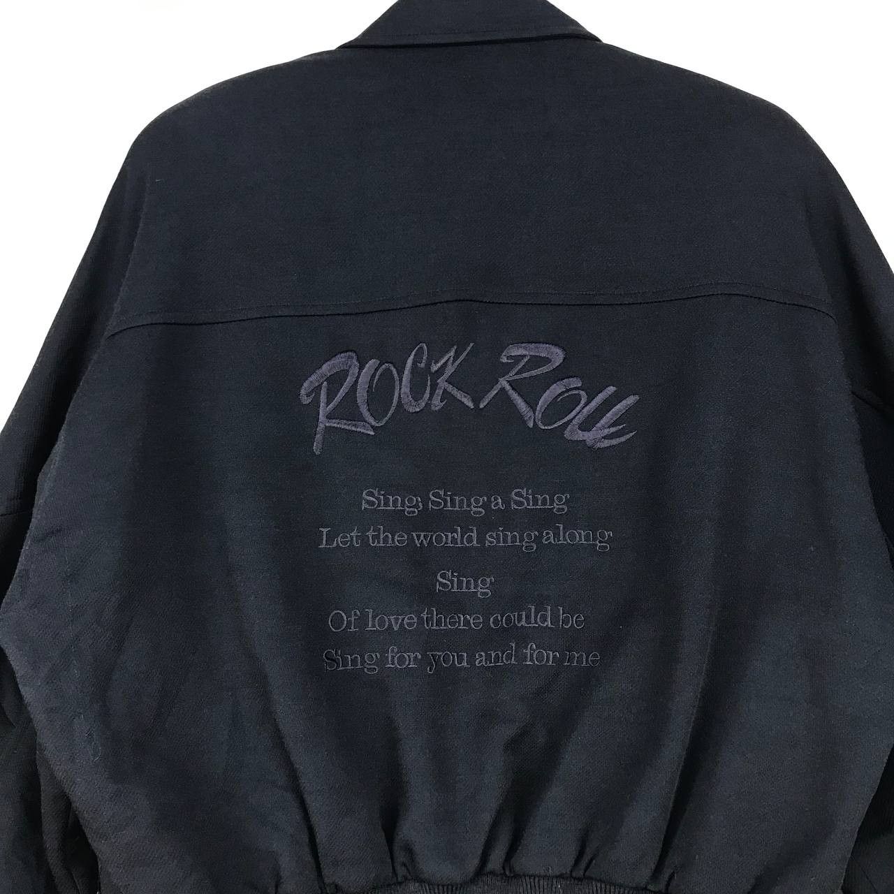 Apex × Japanese Brand AJ Apex Japan Rock Roll Sing Sing Sing Bomber Style Jacket Size US S / EU 44-46 / 1 - 13 Thumbnail