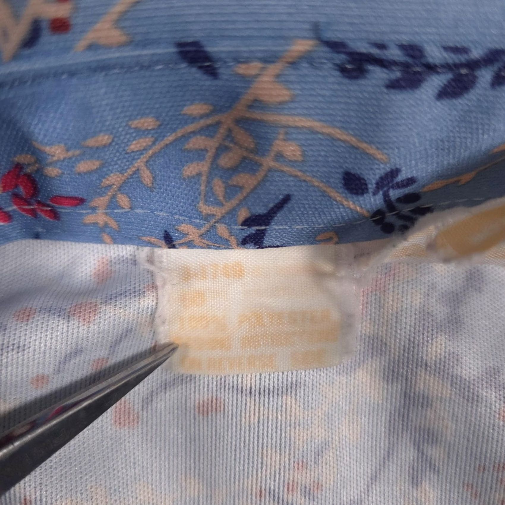 Vintage Vintage Montgomery Ward Floral Shirt Womens XL Blue Button-Down Blouse 90s Size XL / US 12-14 / IT 48-50 - 5 Thumbnail