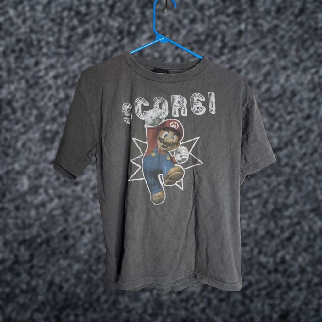 Nintendo Retro Mario Nintendo Promo T Shirt 2007 Boys XL N64 DS Super Mario Bros Distress Size US XS / EU 42 / 0 - 1 Thumbnail