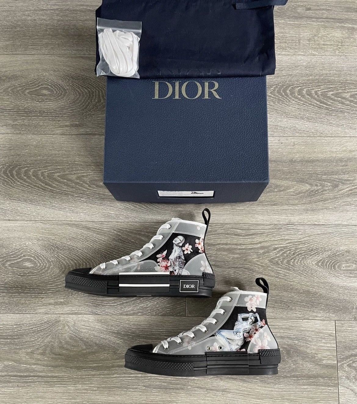 Dior Dior B23 Sorayama High-Tops Size US 7 / EU 40 - 3 Thumbnail