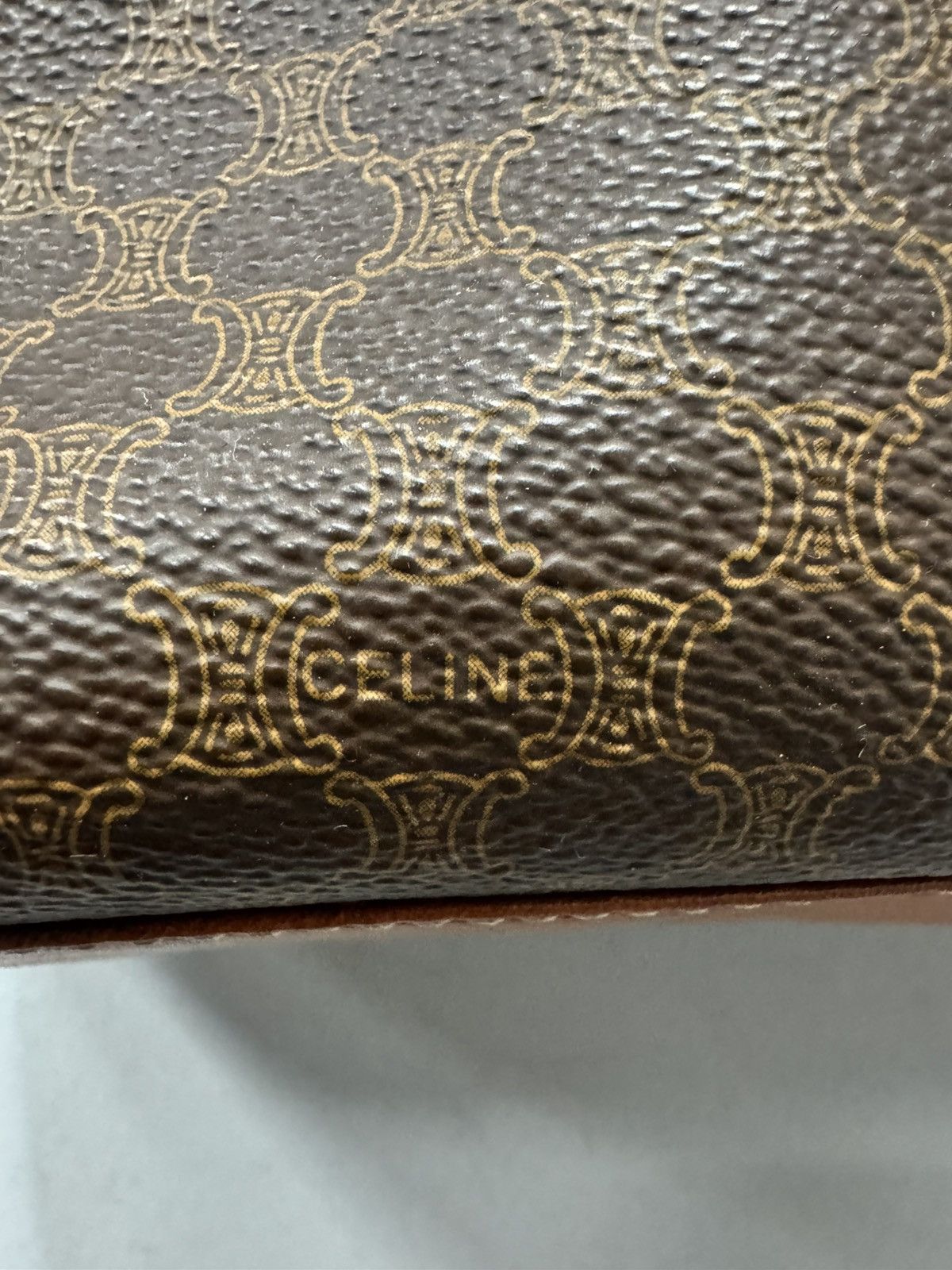 Celine Monogram Celine Leather hand bag luxury Size ONE SIZE - 4 Thumbnail