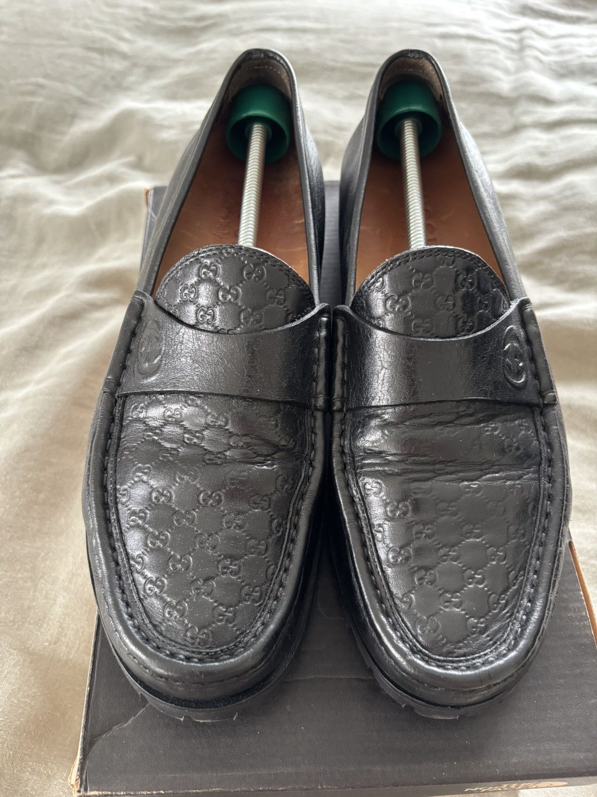 Gucci Gucci Microguccissima leather loafers Size US 9 / EU 42 - 5 Thumbnail