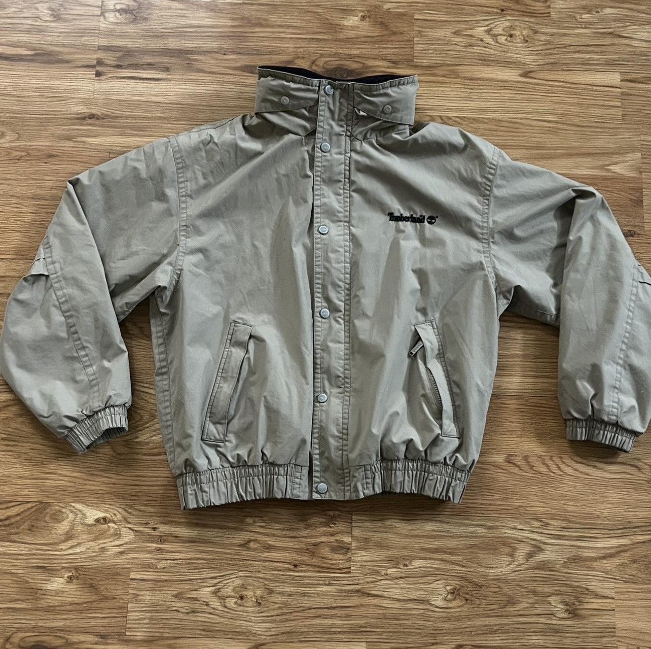 Timberland × Vintage Vintage 90s Timberland weather gear bomer jacket Size US M / EU 48-50 / 2 - 1 Thumbnail