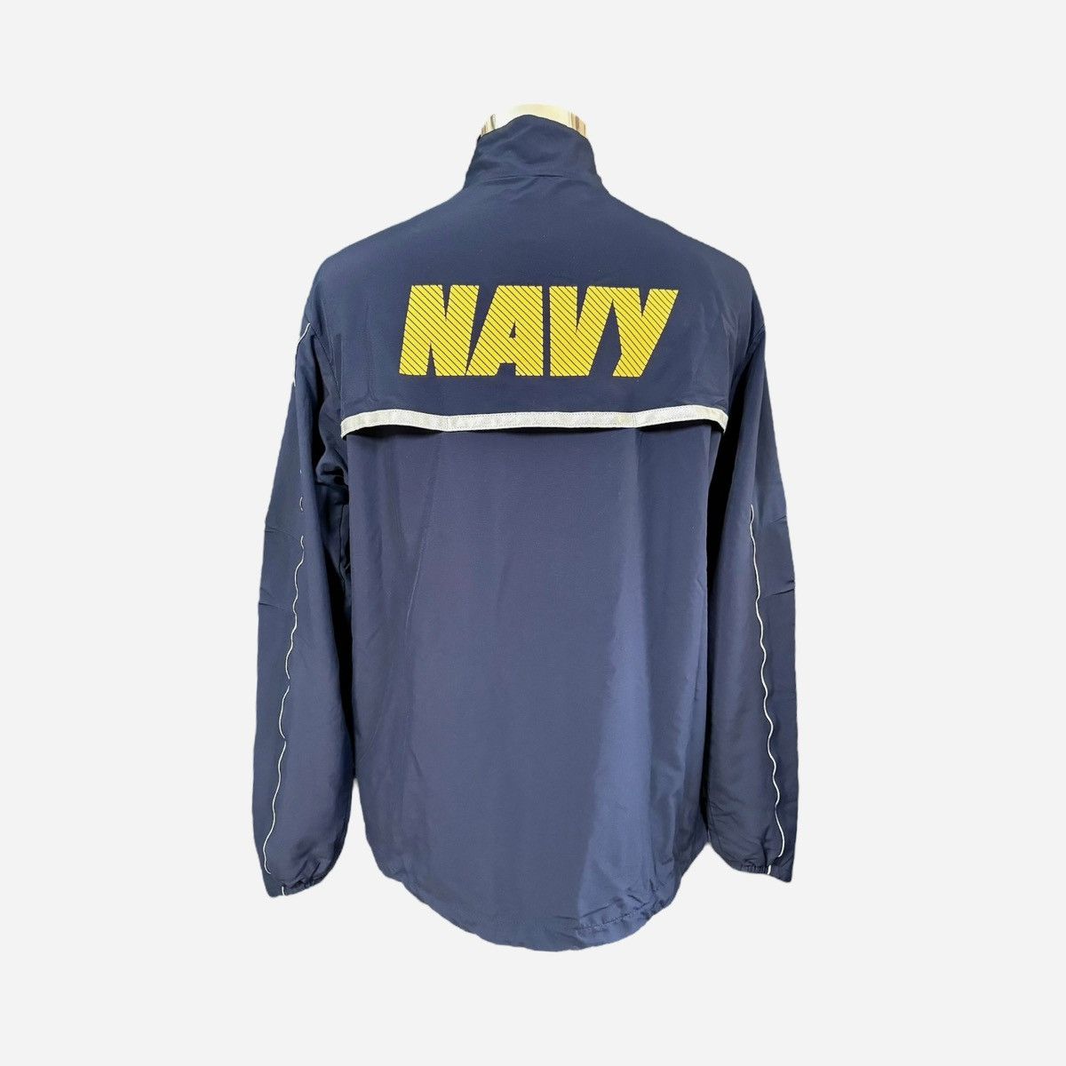 Other US Navy Running Physical Fitness Jacket Blue Yellow Sz S Size US S / EU 44-46 / 1 - 2 Thumbnail