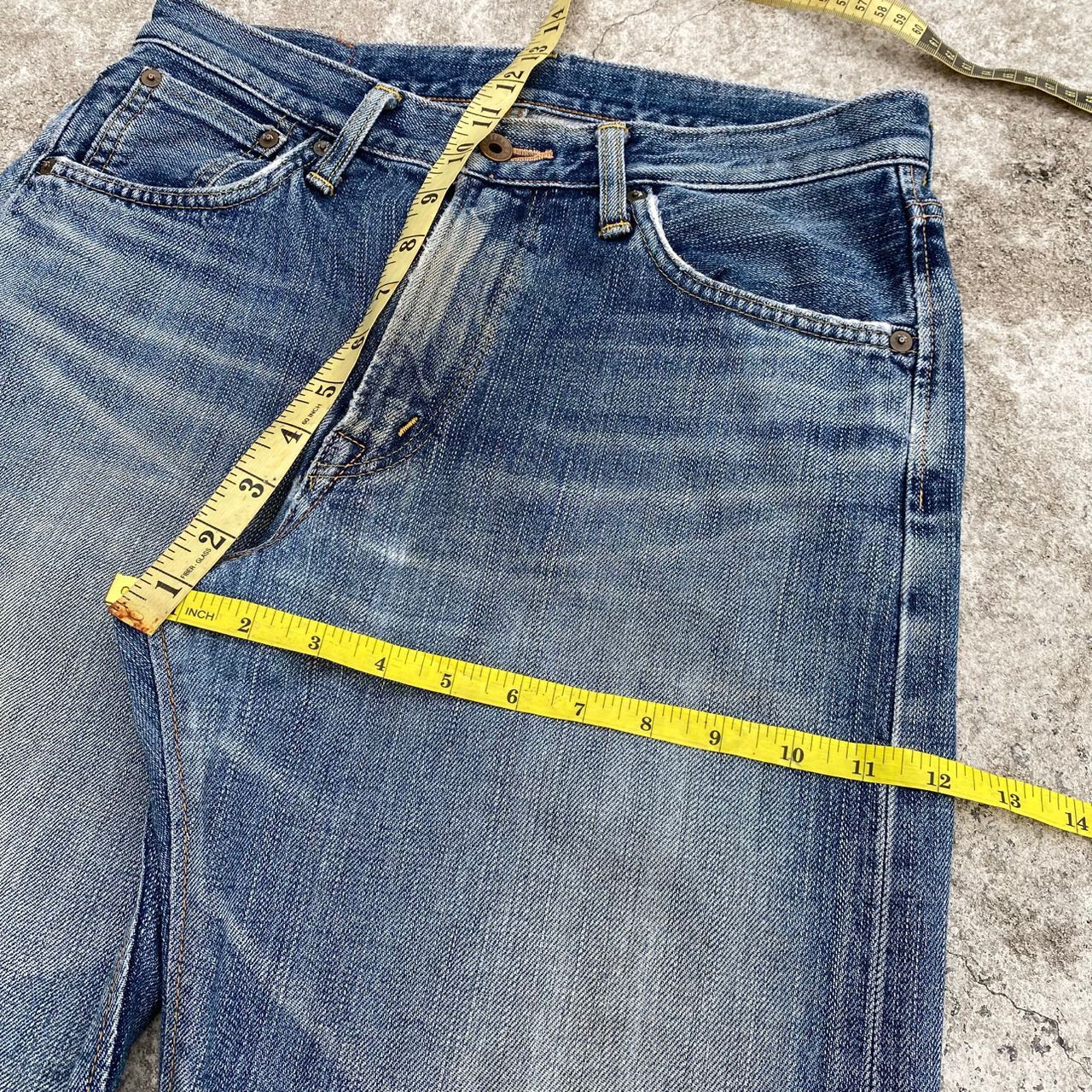 Edwin Vintage Edwin 505zx Selvegde Redline Distressed Denim Size US 30 / EU 46 - 6 Thumbnail