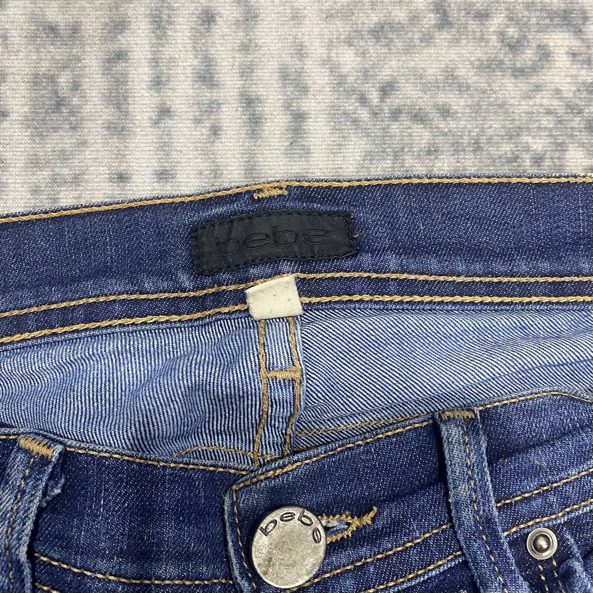 Hysteric Glamour × Japanese Brand × Le Grande Bleu (L.G.B.) Flare☠️ Bebe Bootcut Jeans USA Washed Vintage Designer Size US 29 - 6 Thumbnail