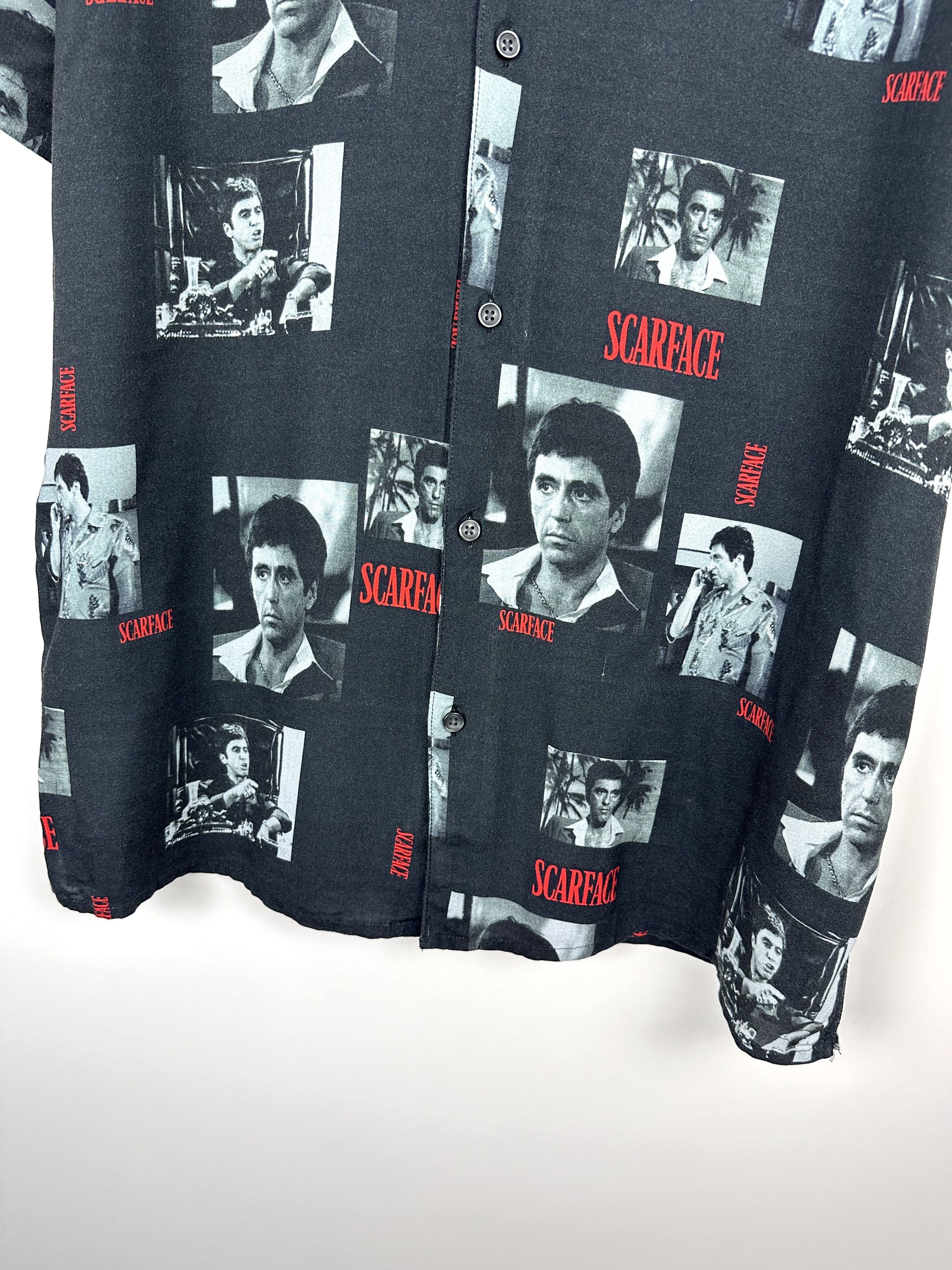 Vintage Scarface Hawaiian Retro Vintage Shirt Size US L / EU 52-54 / 3 - 3 Thumbnail