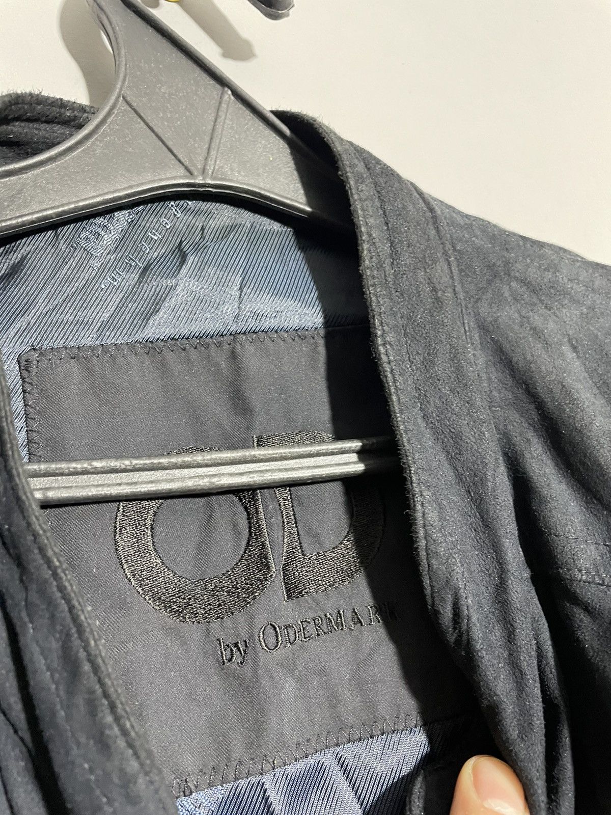 Vintage By Odermark Suede navy blue bomber jacket Size US XL / EU 56 / 4 - 5 Thumbnail