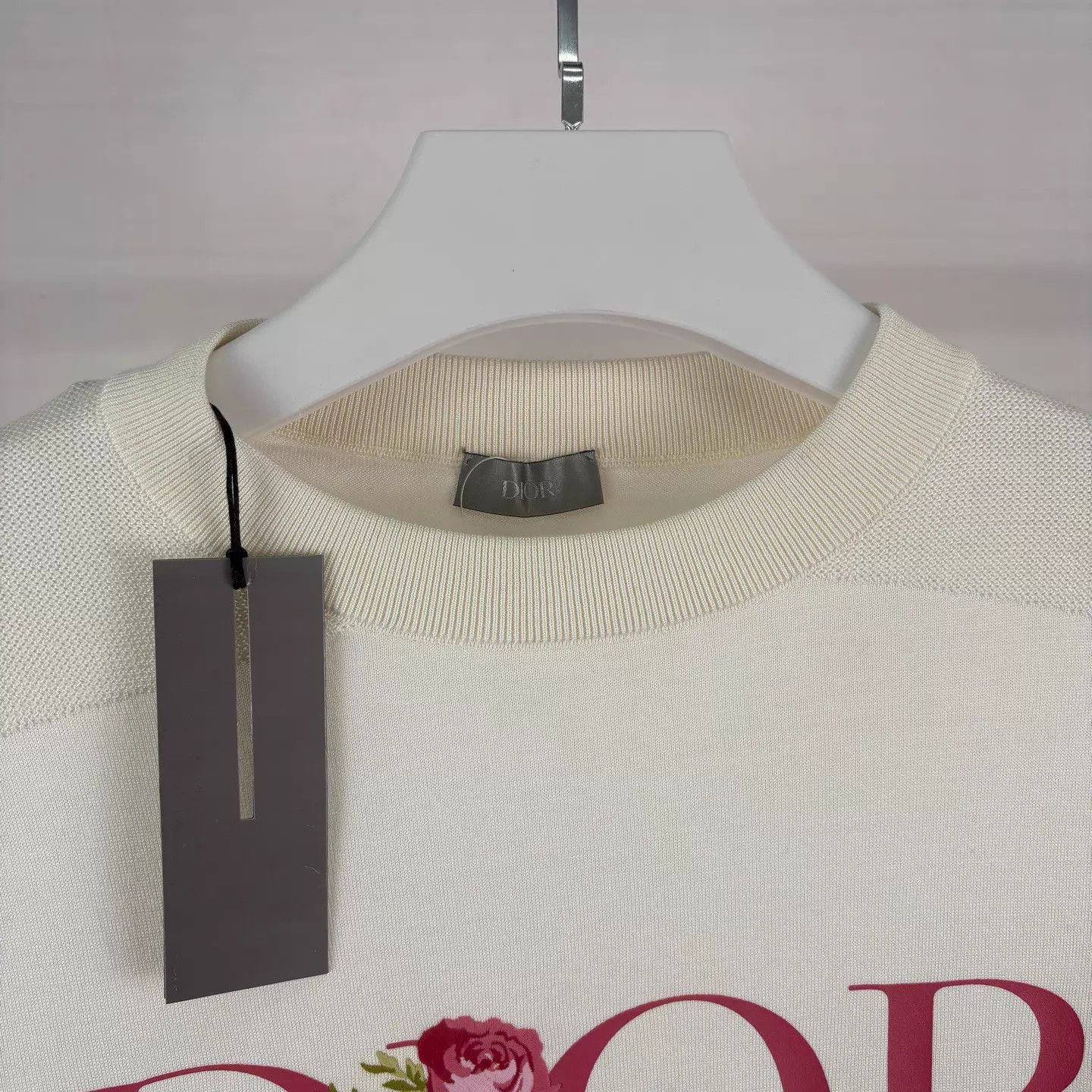 Dior Dior Embroidered Rose Logo Knit LS XL New Size XL / US 12-14 / IT 48-50 - 3 Thumbnail