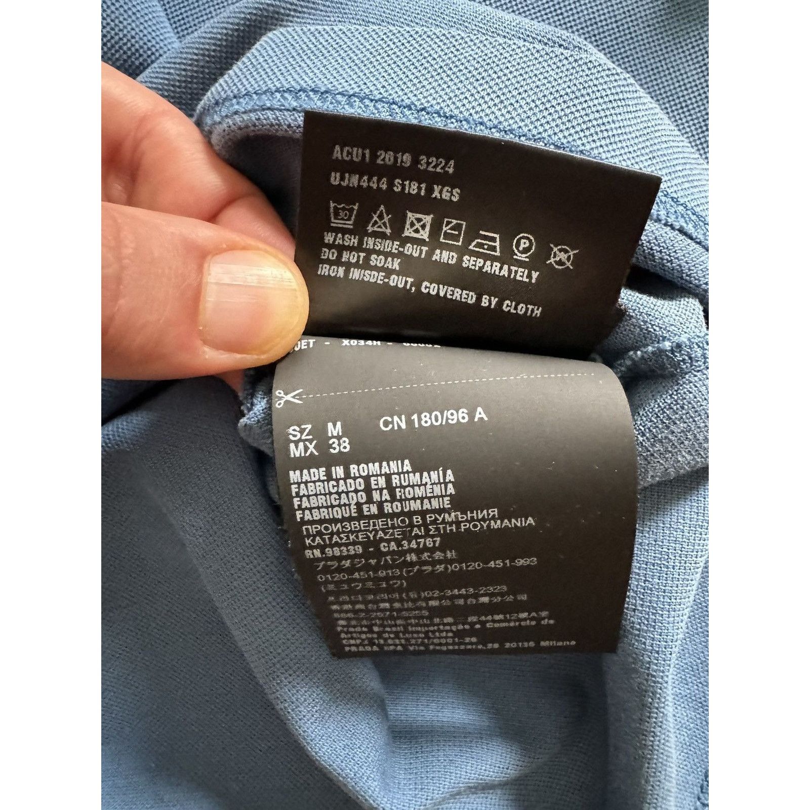 Prada Prada Milano Chest Mini Text Logo Size US M / EU 48-50 / 2 - 5 Thumbnail