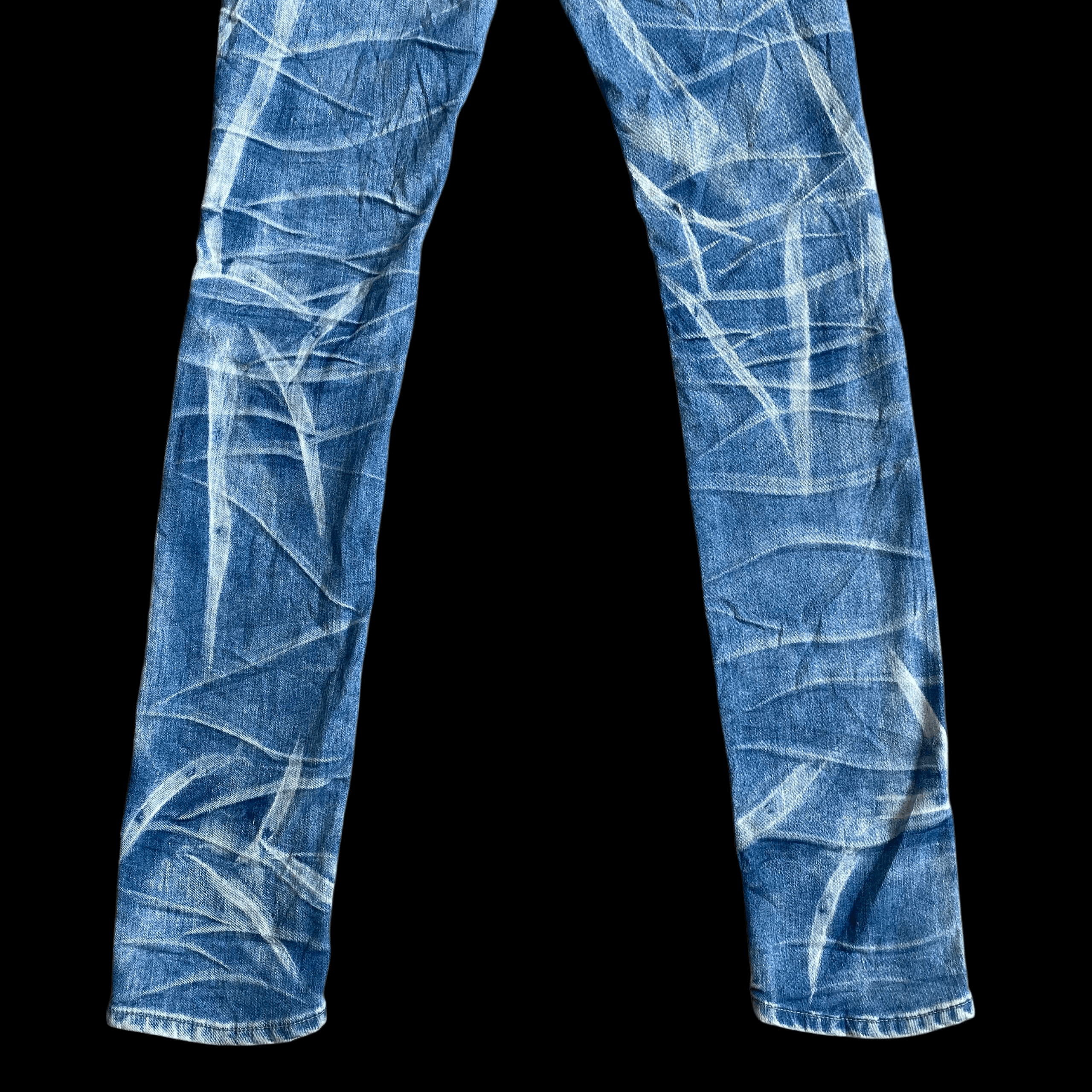 Le Grande Bleu (L.G.B.) Civarize Whisker Flare Claw Mark Jeans Size US 30 / EU 46 - 6 Thumbnail