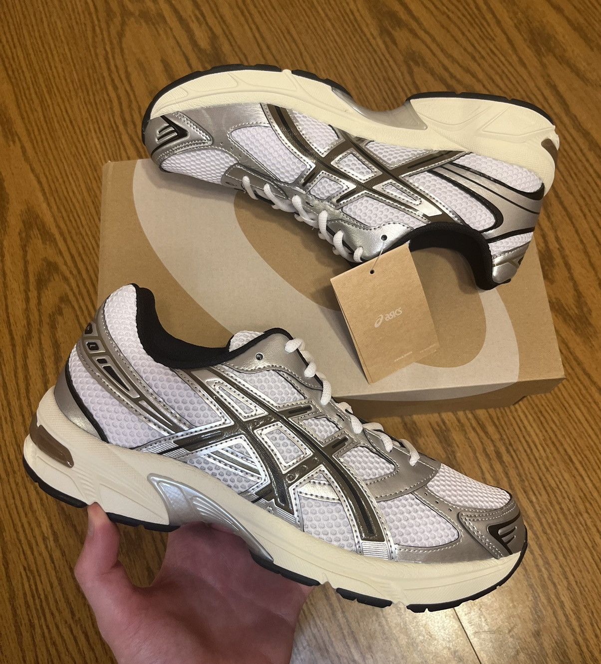 Asics Asics Gel-1130 White/Clay Canyon Size US 9 / EU 42 - 1 Thumbnail