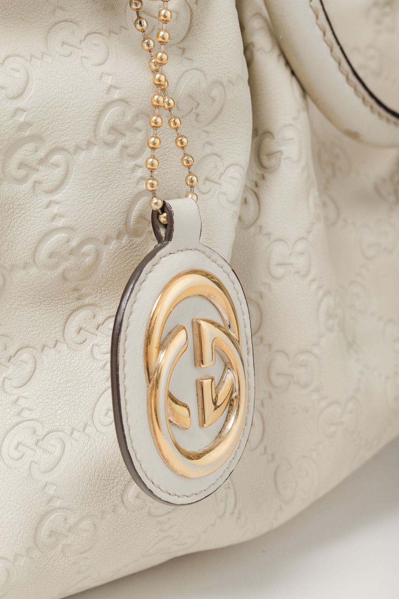 Gucci Gucci Sukey Guccissima Beige Leather Tote Size US 7 / IT 37 - 10 Thumbnail