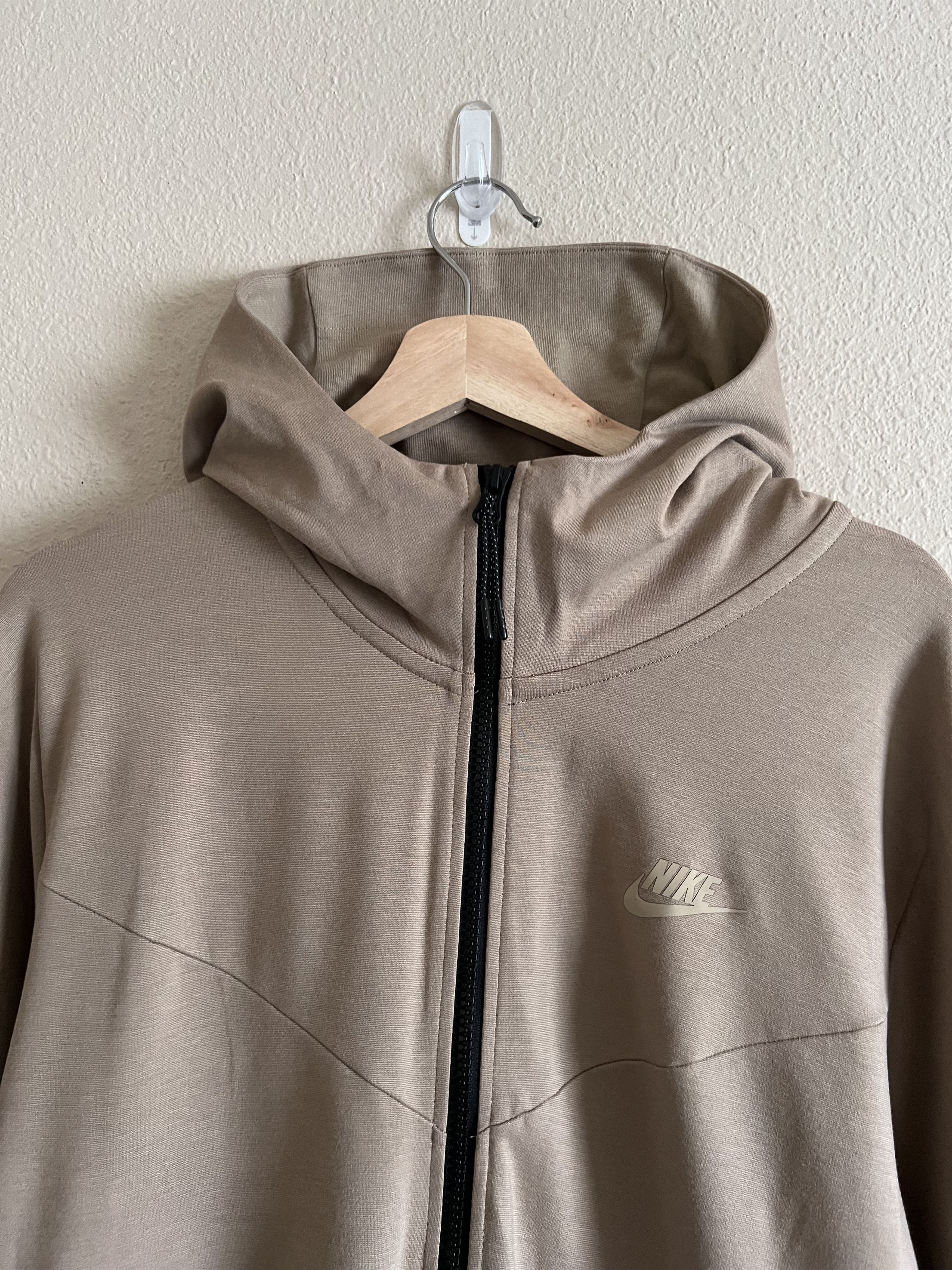 Nike Nike Tech Fleece Full Zip Sweatshirt in Khaki Size US L / EU 52-54 / 3 - 2 Thumbnail
