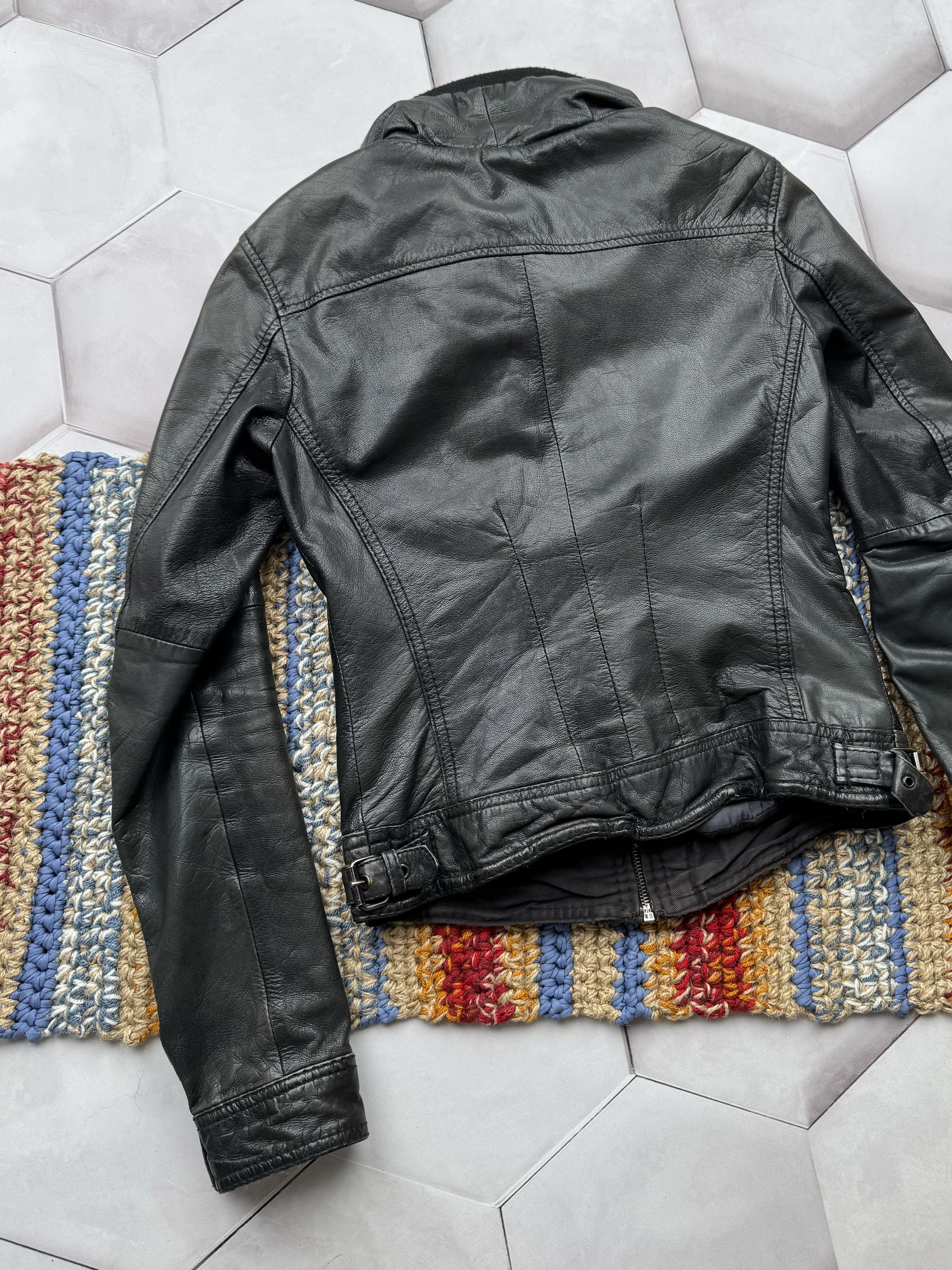 Vintage Vintage Cropped Leather Jacket Size M / US 6-8 / IT 42-44 - 10 Thumbnail