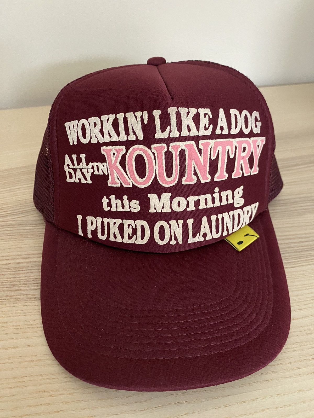 Kapital Kapital Kountry Working like a dog Trucker Hat | Grailed