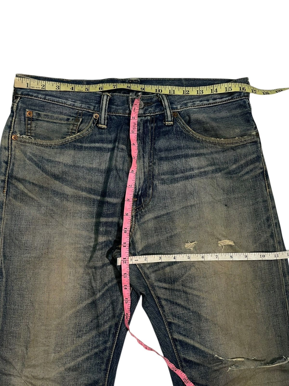 Levi's Vintage Levi’s 505 Jeans Distressed Straight Denim size 34 Size US 34 / EU 50 - 18 Thumbnail