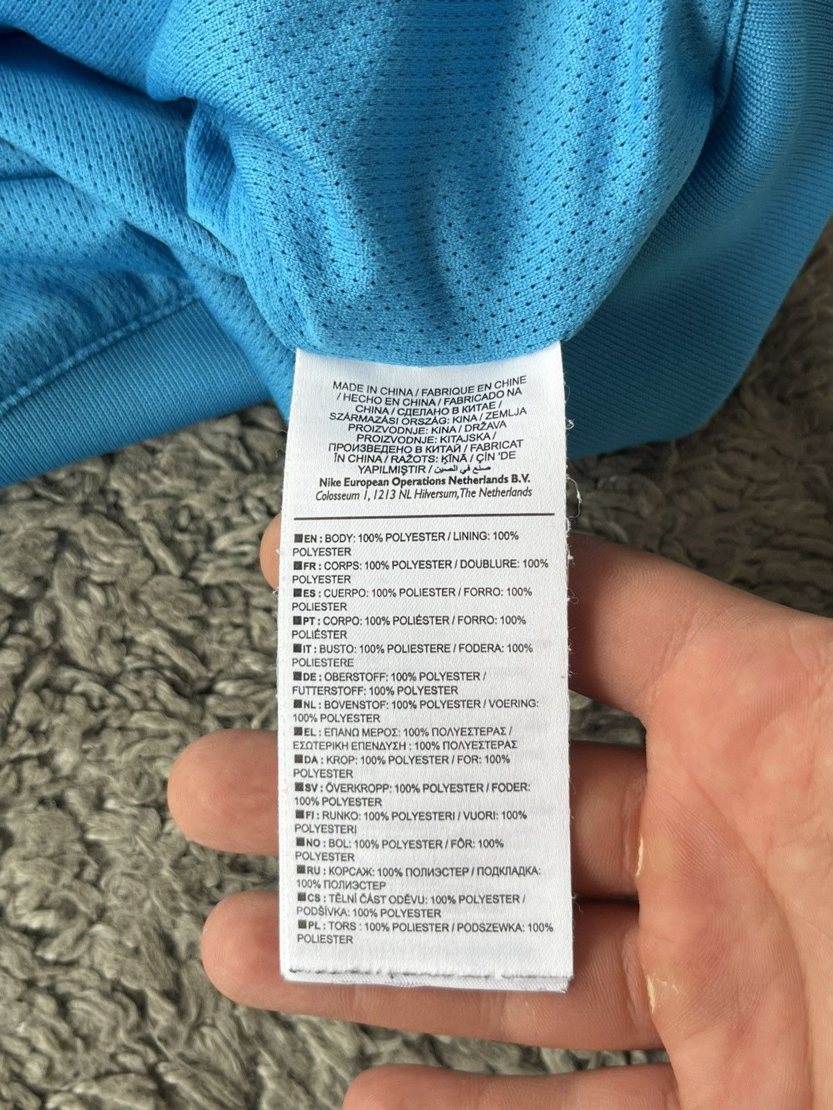 Nike Vintage Light Jacket Nike Soccer football Manchester City Size US L / EU 52-54 / 3 - 10 Thumbnail