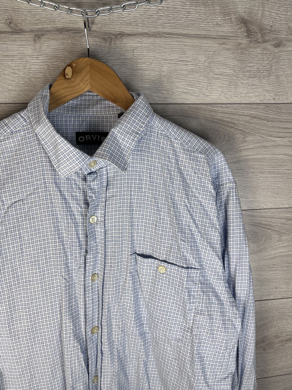 Orvis Mens shirt Orvis made in India size L Size US L / EU 52-54 / 3 - 4 Thumbnail